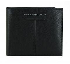 Lederbörse Tommy Hilfiger Premium Leather Black CC Flap and Coin