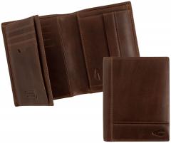 Herrenbörse Hochformat Tokyo Camel Activ Cognacbraun Handgemacht