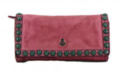 Lederbrieftasche Harbour 2nd Lissy Rose Ziernieten rosa Damen