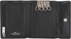 Golden Head Schlüssel Lederetui mit Scheinfach schwarz Polo