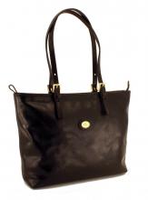The Bridge Shoppertasche Leder schwarz