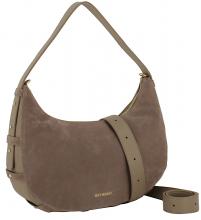Schultertasche Lifetime Sister Suede M Hey Marly Mocha Taupe