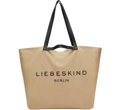 Henkeltasche Liebeskind Berlin Aurora Shopper Large Natural Camelbraun Canvas