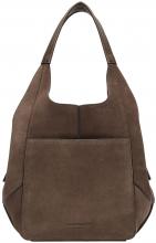 Liebeskind Lederbeutel braun Velours Choco Nips Lilly Tote M