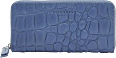 Krokoprägung Geldtasche Liebeskind Berlin Mykonos Blue Gigi Blau