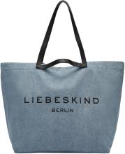 Liebeskind Berlin Aurora Large Jeans Shopper Blue Denim Logomanie