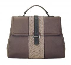 Liebeskind Henkeltasche Adara Handcut Python Eagle Brown Braun