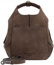Liebeskind Lilly Tote S Kurzgrifftasche Velours Choco Nips braun 