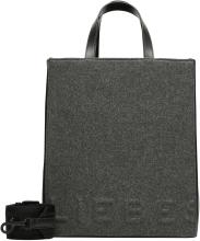 Paper Bag Medium Liebeskind Tote Filz Ledertasche grau Schwarz Aspen
