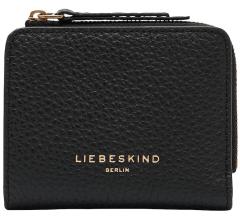 kompaktes Portemonnaie klappbar schwarz Leder Liebeskind Toni Mia