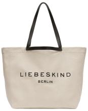 Liebeskind Stoffshopper beige Pale Moon Clea Lederriemen