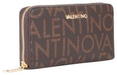 Longbörse ZA Moro Valentino braun Logoprint Regina RE