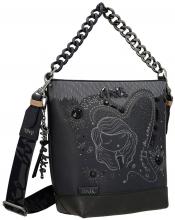 Anekke dunkelblaue Crossovertasche bestickt Hollywood Studio Navy