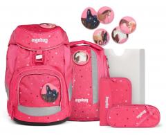 Mädchenrucksack Schulset Pferde pink ergobag pack 6-teilig