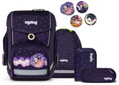 Mädchenschulranzen violett Elfen ergobag cubo SternguckBär 