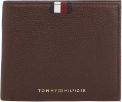 Männer Portemonnaie Tommy Hilfiger Leather Flap Coin Kaffee