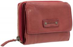 kompakte Überschlagbörse rot Maitre Steinbach Dagrete Vintage