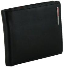 Luciano Herrengeldtasche Black Gathman Billfold h10 Schwarz