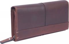 Maitre Birkenfeld Dilara Überschlagbörse Leder Cognac 