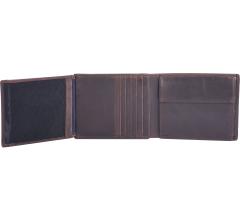 Herrenbörse Dunkelbraun Matt Maitre Birkheim Gandolf 