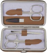 Windrose Corbello Mocca 4teiliges Manikürset dunkelbraun