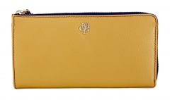 Marc`O Polo Geldtasche Leder Reißverschluss Sand