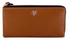 Marc`O Polo Geldbörse Leder Reißverschluss Cognac