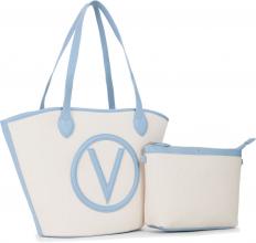 Naturgeflecht Shopper Convent Valentino Azzurro 