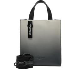 Ledertasche mit Farbverlauf schwarz grau Paper Bag Tote S Liebeskind