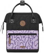 Cabaia Tagesrucksack klassisch Schwarz Steppnähte Nylon Niamey