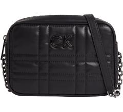 Crossbody Bag Calvin Klein Re-Lock Quilt Camera Bag schwarz Steppnähte