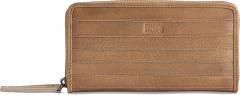 Lederbörse FREDsBRUDER Wallet Gürteltier Ziparound Caramel braun