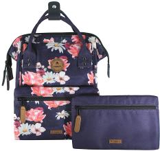 Cabaia lila Daypack Adventurer Small Osaka nachhaltig Blumen