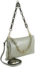Caleidos elegante Abendtasche gold Italien Leder