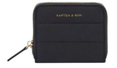 Nylonbörse Small Louvre Cloud Kapten and Son All Black abgesteppt