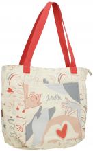 große Henkeltasche Anekke Alma Ole beige Hände Baumwolle