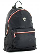Nylonrucksack für Damen Tommy Hilfiger Poppy Backpack schwarz