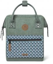 Cabaia Citybackpack samtig Niagara grün Cord Adventurer Small