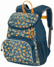 Kinderrucksack Jack Wolfskin Little Joe blau gemustert sea all