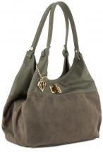 Caleidos Ledertasche Taupe Italienisches Design