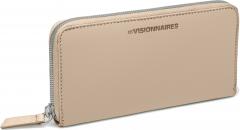 Lederbörse Lily Silky Light Beige Les Visionnaires Zip Around