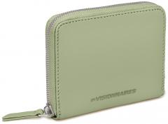 Les Visionnaires Elina Silky Matcha Damenbrieftasche grün Lammleder