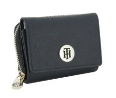 Portmonee Tommy Hilfiger Honey Med Flap Dunkelblau zweigeteilt