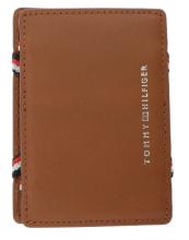 Lederetui schmal Tommy Hilfiger Brown CC Flip Holder Karten