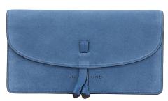 Liebeskind Berlin Lederbörse blau RFID Schutz Fab Suede Slam Retro Denim