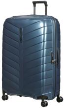 großer Urlaubskoffer Samsonite Attrix Spinner XL 81cm dunkelblau Steel Blue