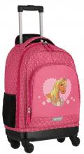 Reisetasche für Kinder 4-Rad Travelite Mini Trip Pony pink Pferd