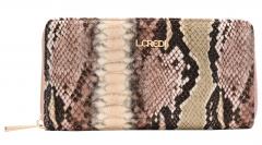 Reptiloptik L.Credi Taupe Giselle Brieftasche RFID Schutz