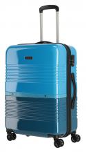 Rollenkoffer M Frisco 4-Rad Petrol Blau Travelite ABS 66cm