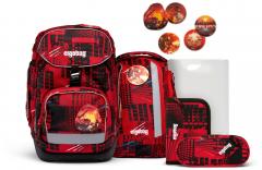 Schultaschenset Feuerwehr rot schwarz Ergobag Pack AlarmBärreitschaft